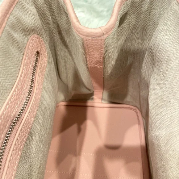 Pink 36CM Togo leather Top handle Graden Party genius leather Satchel bag - Picture 12 of 15